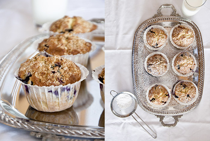 Fotos von Muffins mit Beeren